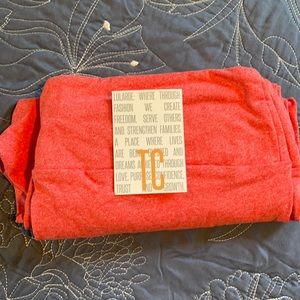 NWT LuLaRoe Pink Marled Leggings TC